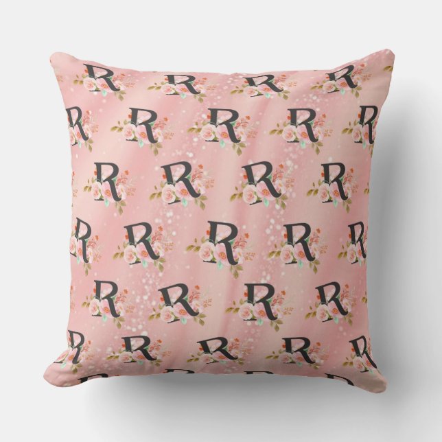 Cojín Decorativo Letra R (Anverso)