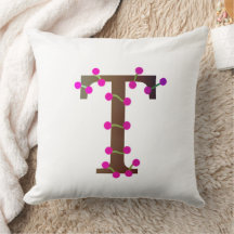 Letra T inicial decorativa sobre blanco