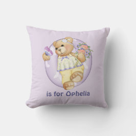 Cojín Decorativo Letra Teddy Bear 0 Monograma Pillow