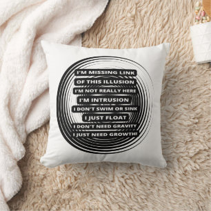Cojín Decorativo Letras de la canción Jericho