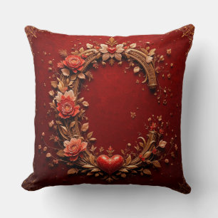 Cojín Decorativo Letras ornamentales elegantes