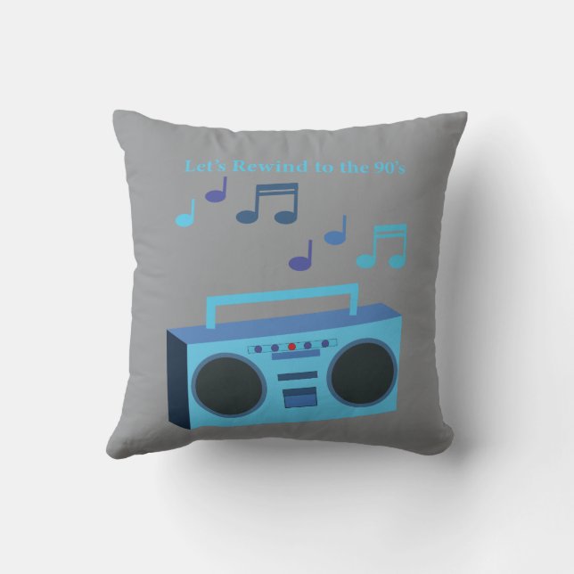 Cojín Decorativo Let's rewind to the 90's (Reverso)
