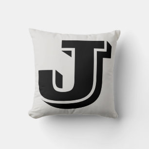 COJÍN DECORATIVO LETTER J MONOGRAM PILLOW