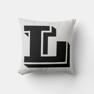 COJÍN DECORATIVO LETTER L MONOGRAM PILLOW