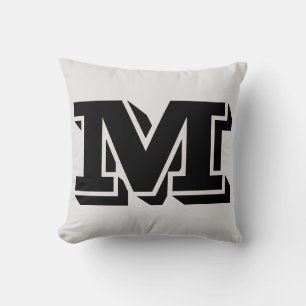 COJÍN DECORATIVO LETTER M MONOGRAM PILLOW