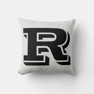 COJÍN DECORATIVO LETTER R MONOGRAM PILLOW