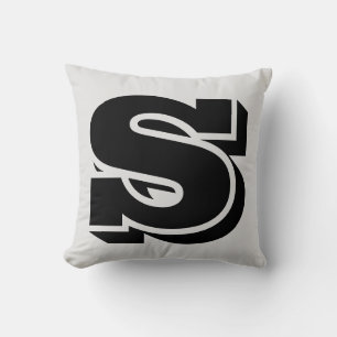 COJÍN DECORATIVO LETTER S MONOGRAM PILLOW