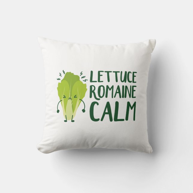 Cojín Decorativo Lettuce Romaine Calm (Anverso)
