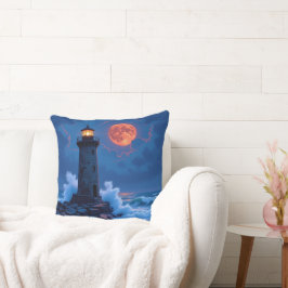 Cojín Decorativo Leuchtturm am Rande der Welt
