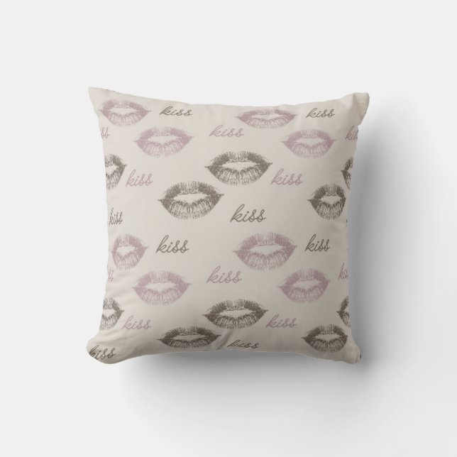 Cojín Decorativo Levantamientos de besos (Anverso)