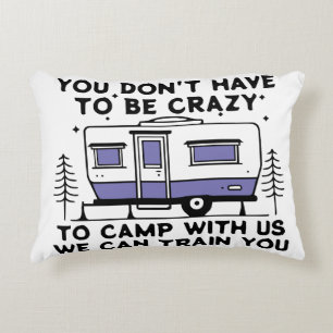 Cojín Decorativo Leyenda de camping desde siempre