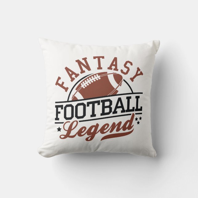 Cojín Decorativo Leyenda de Fantasy Football (Anverso)