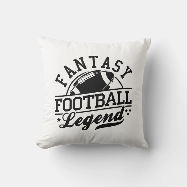 Cojín Decorativo Leyenda de Fantasy Football (Anverso)