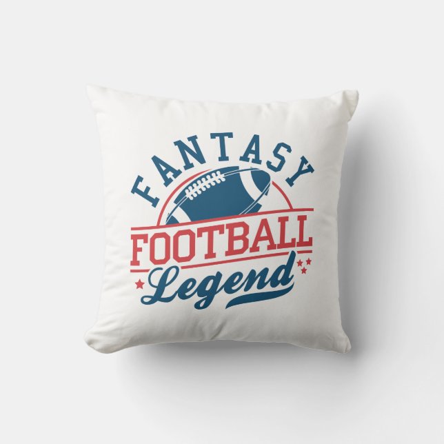 Cojín Decorativo Leyenda de Fantasy Football (Anverso)