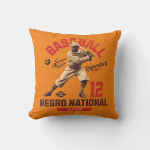 Cojín Decorativo Leyendas de béisbol Liga Nacional Negro, EST 1920