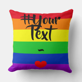 Cojín Decorativo #LGBT #love #primo #gay #lesbian #libertad #desfil