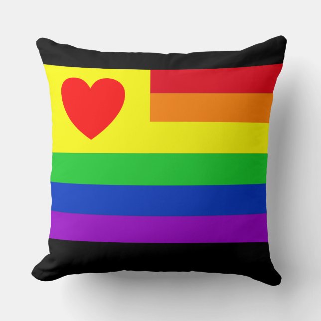 Cojín Decorativo #LGBT #love #primo #gay #lesbian #libertad #desfil (Anverso)