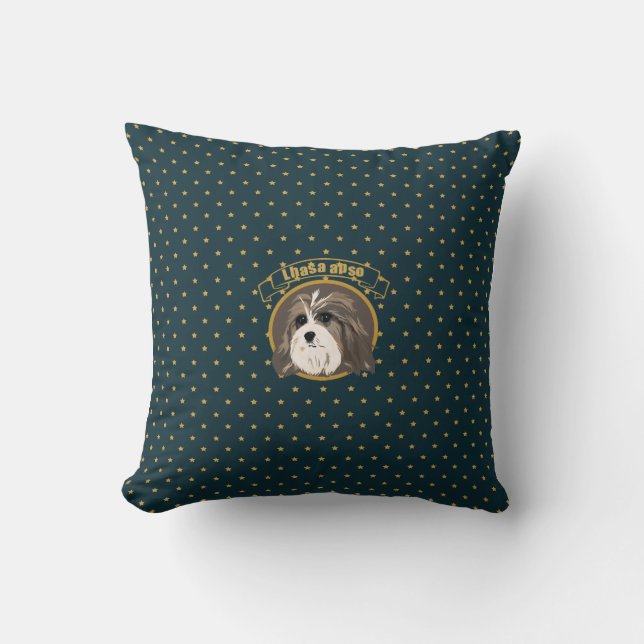 Cojín Decorativo Lhasa Apso (Anverso)
