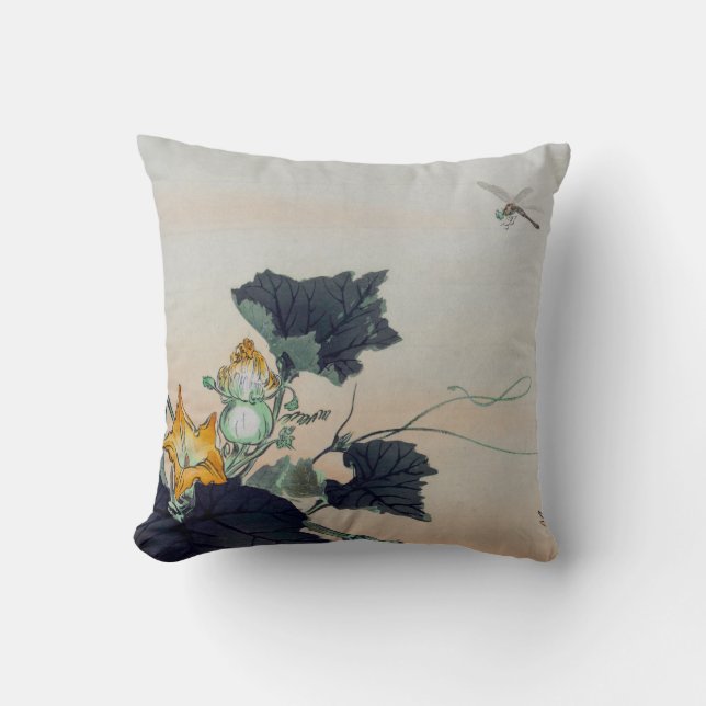 Cojín Decorativo Libélula del vintage (Anverso)