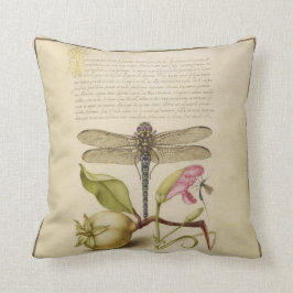Cojín Decorativo Libélula, pera, clavel e insecto Imag antiguo