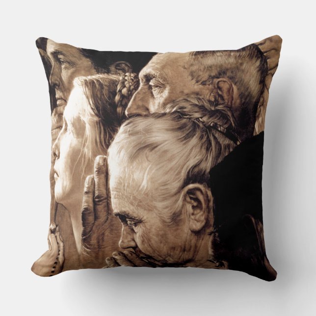 Cojín Decorativo Libertad de culto (Anverso)