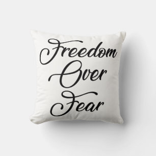 Cojín Decorativo Libertad por miedo