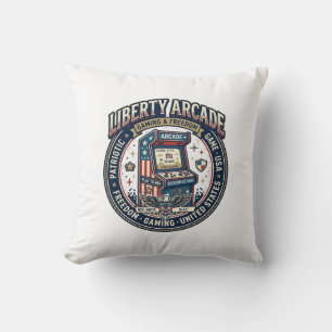 Cojín Decorativo Liberty Arcade Patriótico Patriótico Arcade Jugado