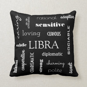 Cojín Decorativo Libra Astrológica