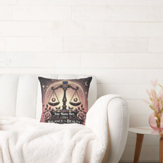 Cojín decorativo Libra "Equilibrio en Belleza"