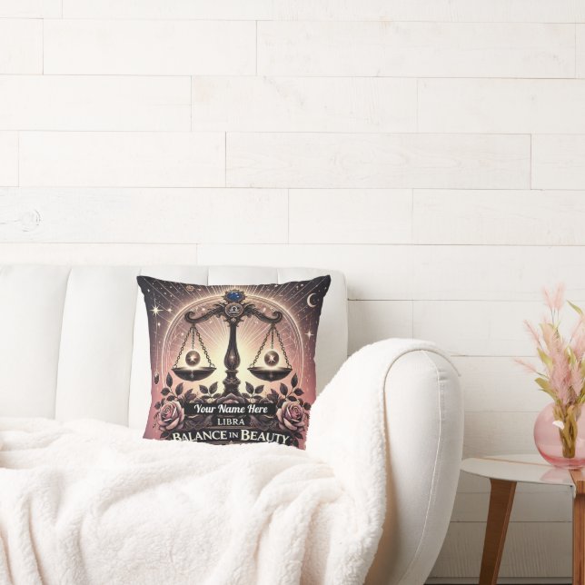 Cojín decorativo Libra "Equilibrio en Belleza" (Sofá)