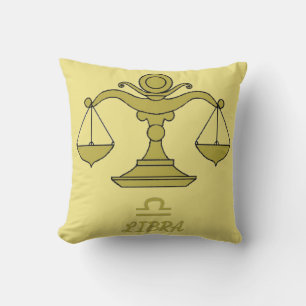 Cojín decorativo Libra Reversible