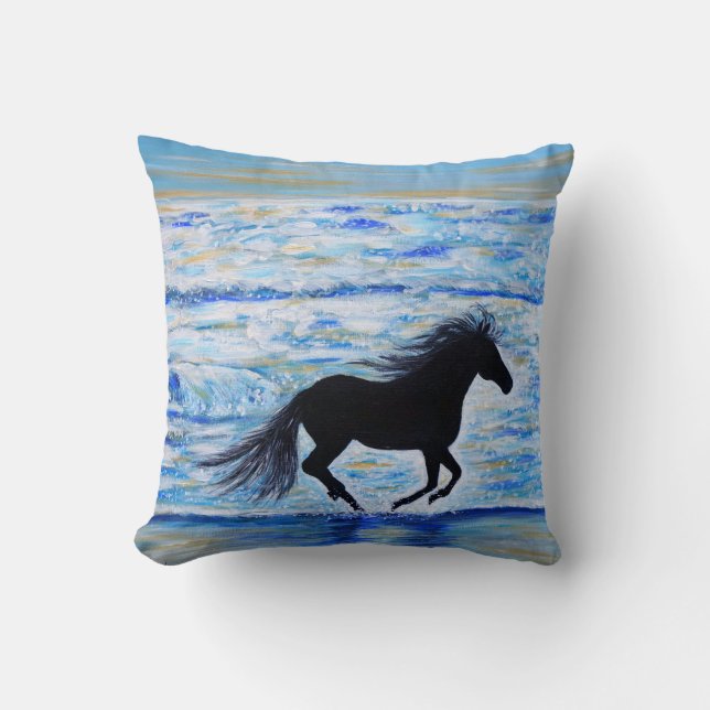 Cojín Decorativo Libre por el mar 2 (Anverso)