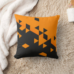 Cojín Decorativo Librea de Papaya Naranja