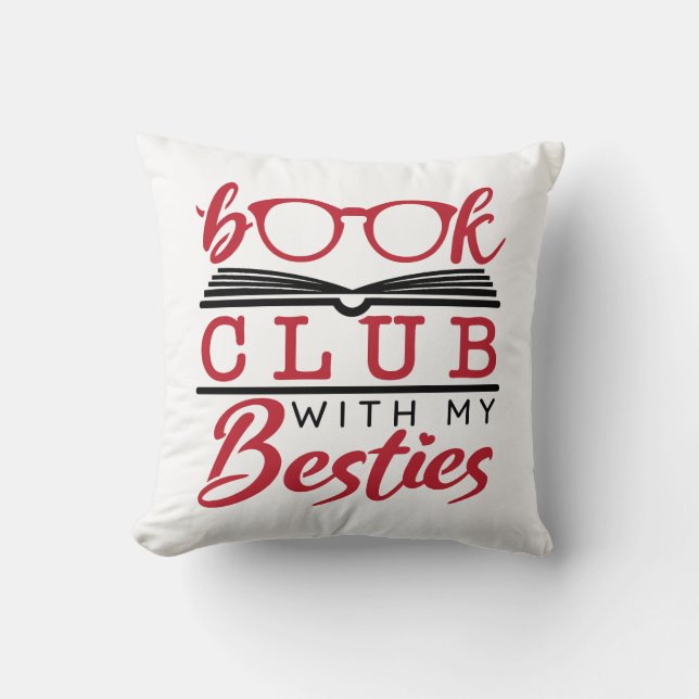 Cojín Decorativo Libro Club con mis bestias (Anverso)