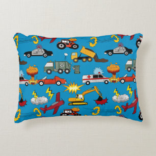 Cojín Decorativo Libros Cómic Camiones Coches Vehículos Aviones