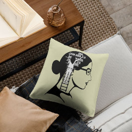 Cojín Decorativo Libros de lectura de biblioteca de aficionados a l