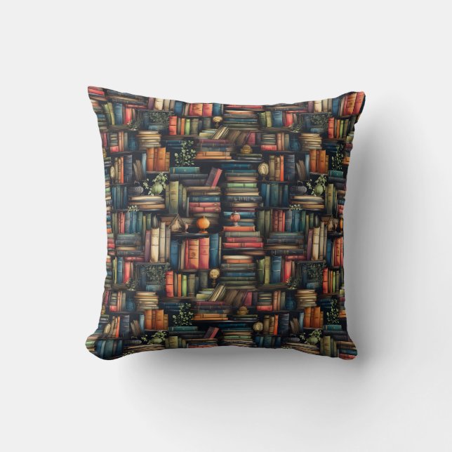 Cojín Decorativo Libros de libros (Anverso)