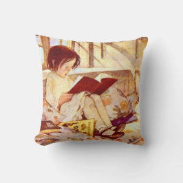 Cojín Decorativo Libros ilustrados en invierno