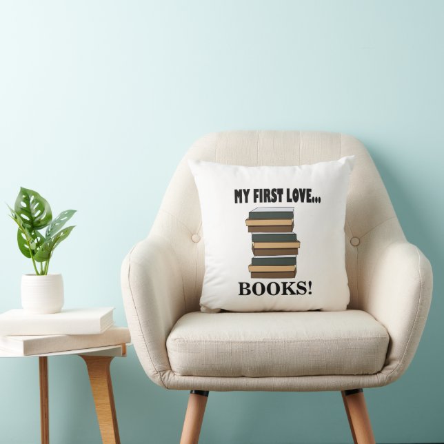 Cojín Decorativo Libros Mi Primer Amor Libros  (Silla)