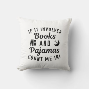 Cojín Decorativo Libros Y Pajamas