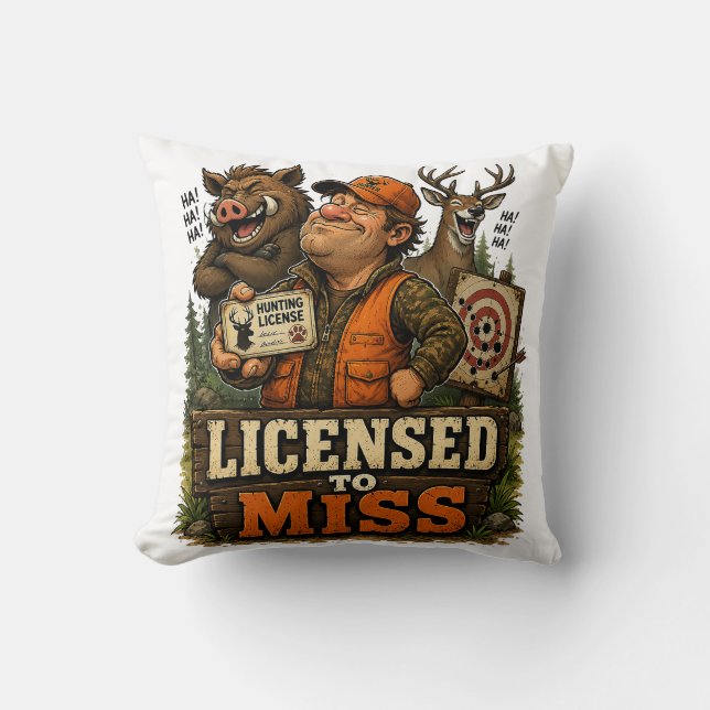 Cojín Decorativo Licensed To Miss (Anverso)