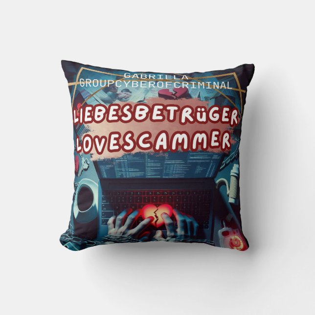 Cojín Decorativo Liebesbetrüger  (Anverso)