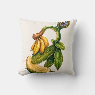 Cojín Decorativo Lienzo surrealista Ojo de banana 