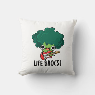 Cojín Decorativo Life Brocs Funny Veggie Broccoli Pun