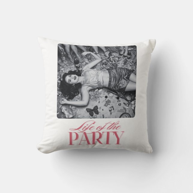 Cojín Decorativo Life of the Party Design | Bridesmaids Party (Anverso)