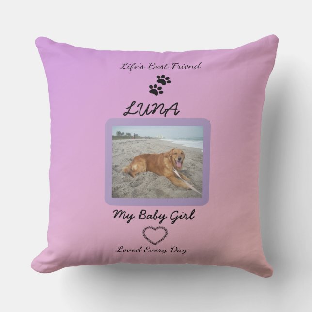 Cojín Decorativo Life's Best Friend Celebration (Anverso)