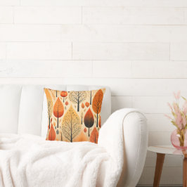 Cojín Decorativo Ligeras hojas otoñales