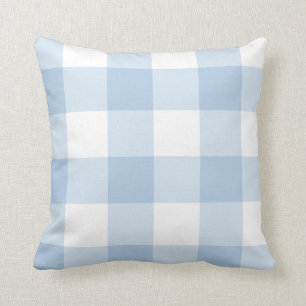 Cojín decorativo Light Blue Gingham