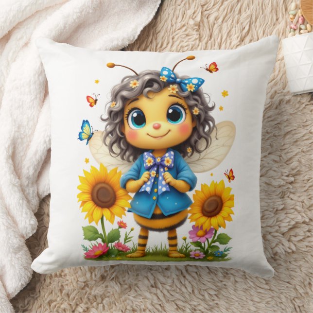 Cojín Decorativo Lil miss abeja (Manta)