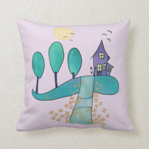Cojín Decorativo Lila casa
